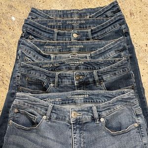 Denver Hayes ‘Hanna’ high rise straight jeans 12x32